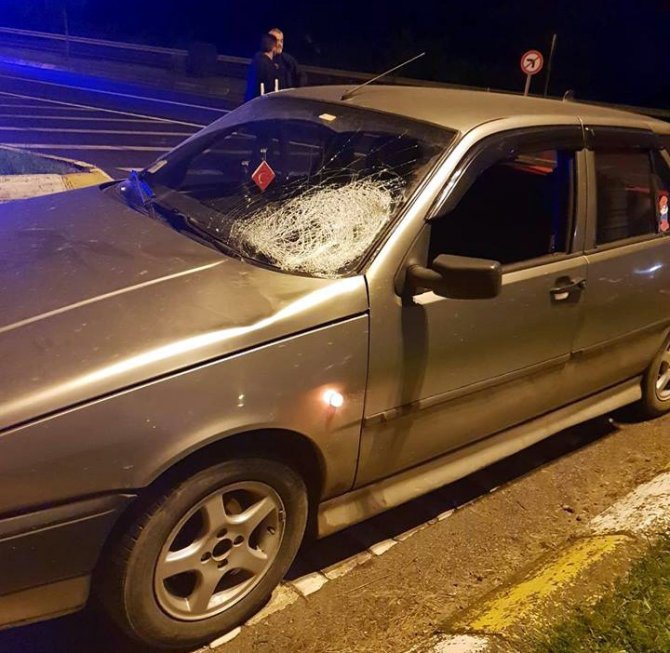 Ordu'nun Fatsa ilçesinde Motosiklet ile otomobil çarpıştı: 1 yaralı