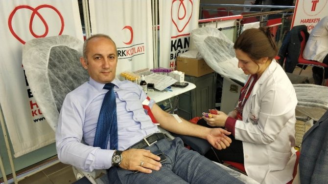Samsun Adliyesi çalışanları Türk Kızılayı'na kan bağışında bulundu - 11 Ekim 2018