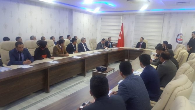 Muş Malazgirt’te Okul Müdürleri Toplantısı yapıldı