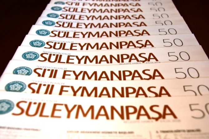 Süleymanpaşa Belediyesinin gazetesi 50. sayıya ulaştı