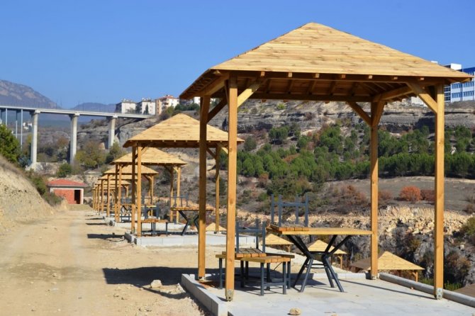 Karabük'te Kanyon Park projesinde çalışmalar hızla devam ediyor