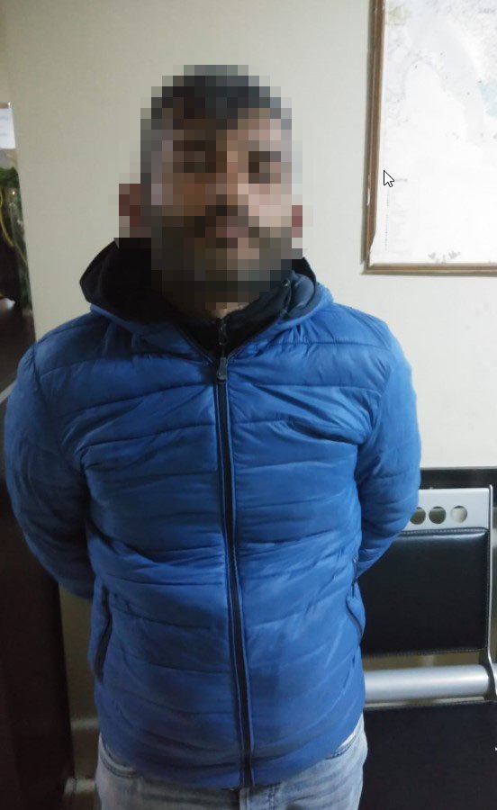 Polis helikopterine lazer tutarak tehlikeye atan suç makinesi yakalandı