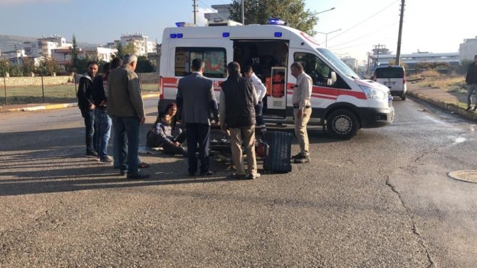 Adıyaman'da Motosiklet ile otomobil çarpıştı: 1 yaralı