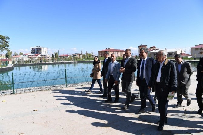 Başkan Asya, Prof. Dr. Yıldızcı ile birlikte Lale Vadisinde incelemelerde bulundu