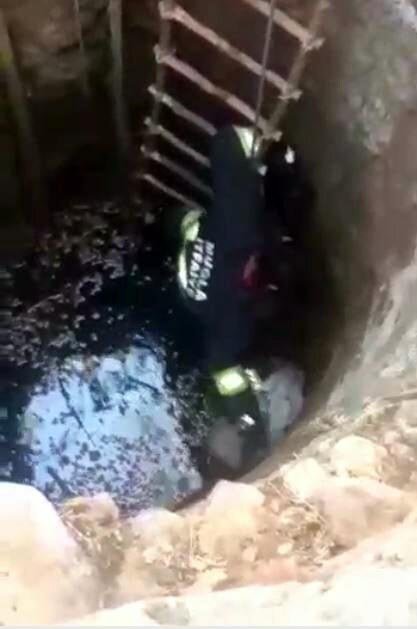 MUĞLA'nın Datça ilçesinde Su kuyusuna düşen kediyi itfaiye kurtardı