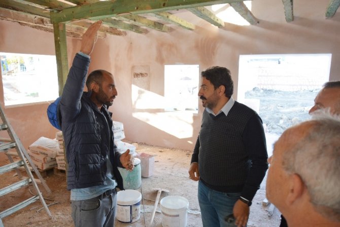 Seyitgazi Belediye Başkanı Hasan Kalın çalışmaları yerinde inceledi