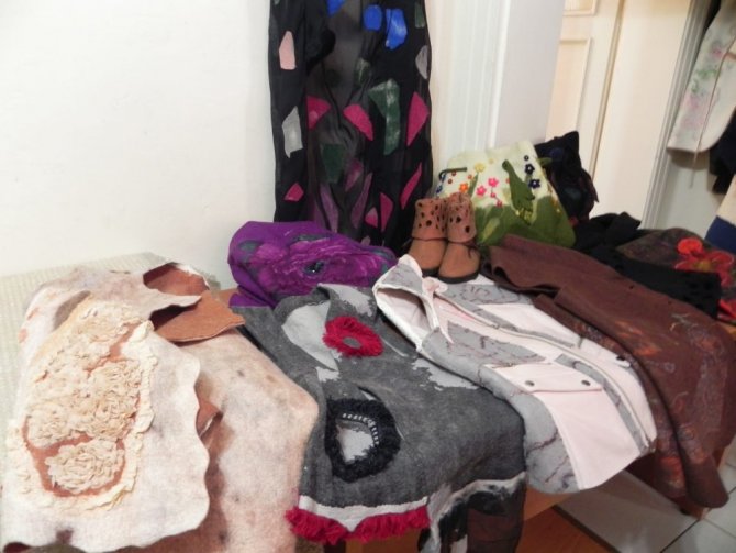 Kültür ve Turizm İl Müdürlüğü tarafından açılan Keçe kursu sona erdi