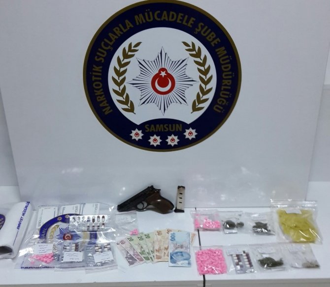 Samsun'da uyuşturucu ticareti suçundan 1 kişi gözaltın alındı