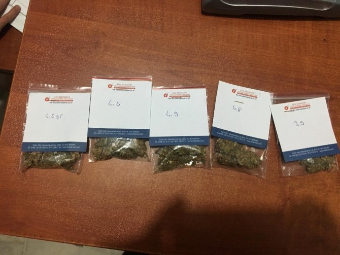 Batman Emniyet Müdürlüğü Asayiş Şube Müdürlüğü uyuşturucu ele geçirildi