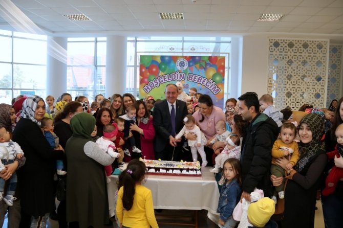 Çanakkale'nin Biga ilçesinde Hoşgeldin Bebeğim Partisi