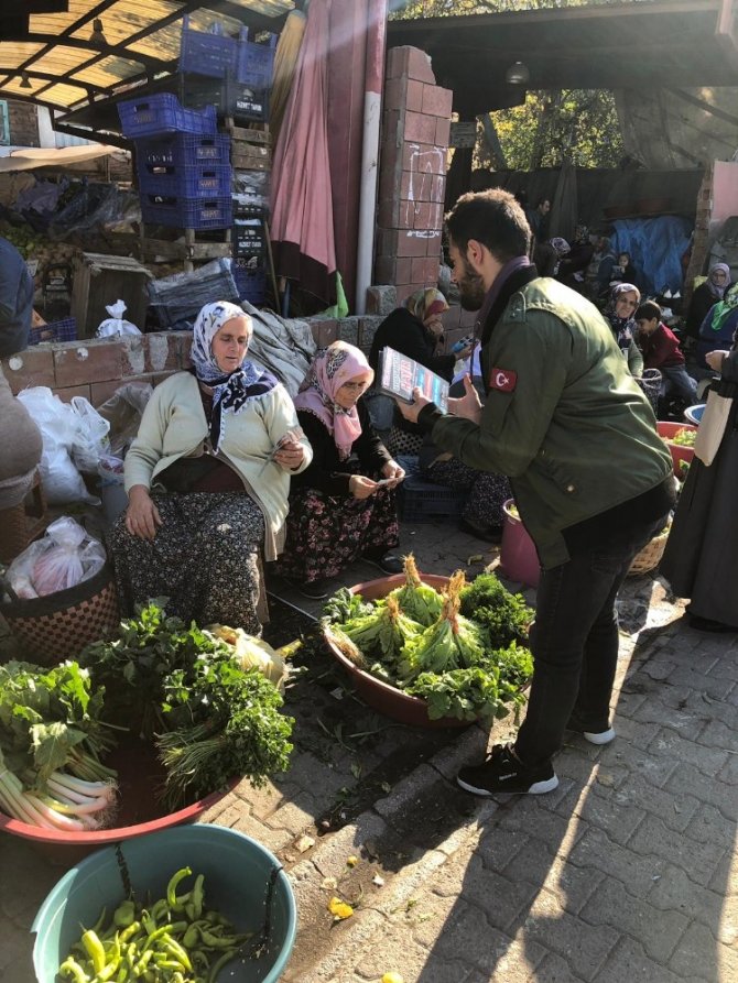 Ülkü Ocakları İnebolu İlçe Başkanlığı uyuşturucuya karşı vatandaşları bilgilendirdi