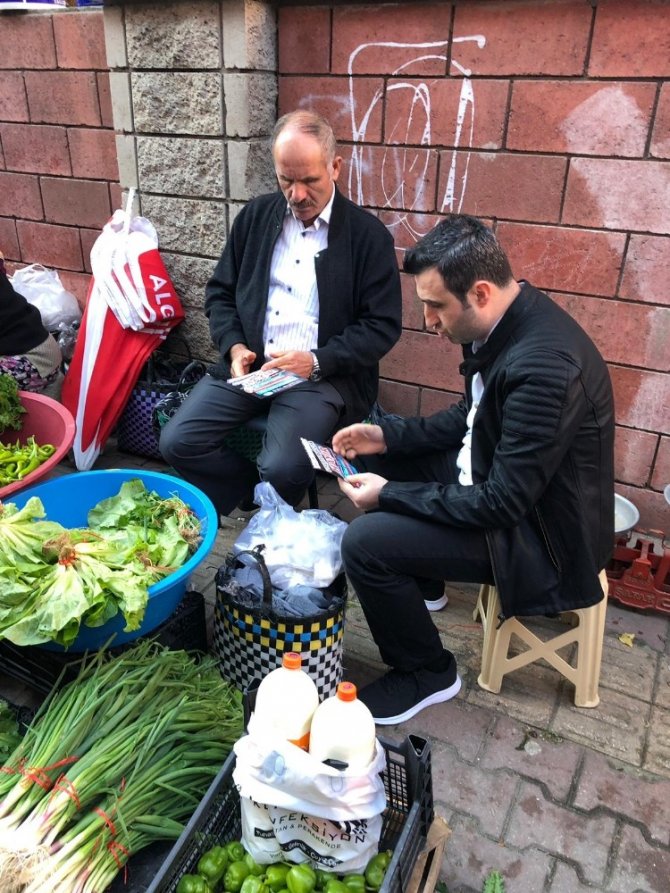 Ülkü Ocakları İnebolu İlçe Başkanlığı uyuşturucuya karşı vatandaşları bilgilendirdi