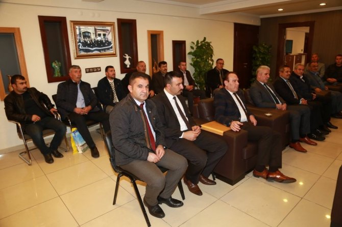 Niğde Belediye Başkanı Rıfat Özkan'a makamında ziyaret