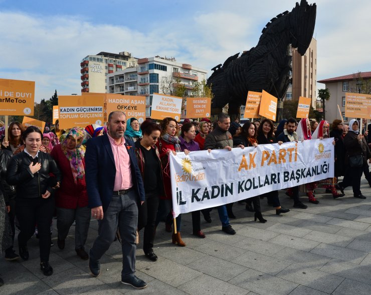 AK Parti'li kadınlardan 25 Kasım Kadına Yönelik Şiddetle Mücadele Günü