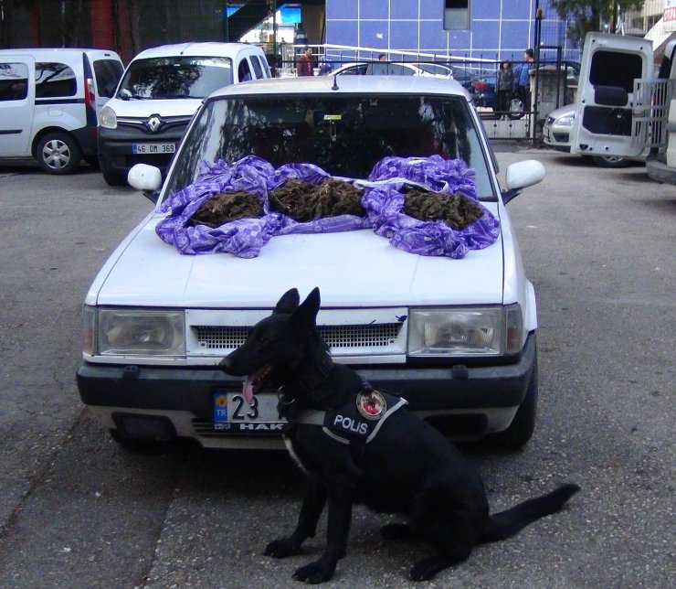 Kahramanmaraş'ta uyuşturucu operasyonu: 8 kilo esrar ele geçirildi