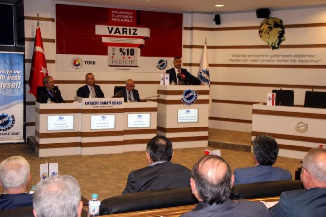 Kayseri Sanayi Odası KAYSO Kasım Ayı Meclis Toplantısı yapıldı