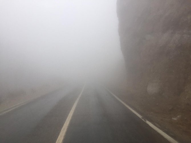 Adıyaman Sincik'i sis kapladı!