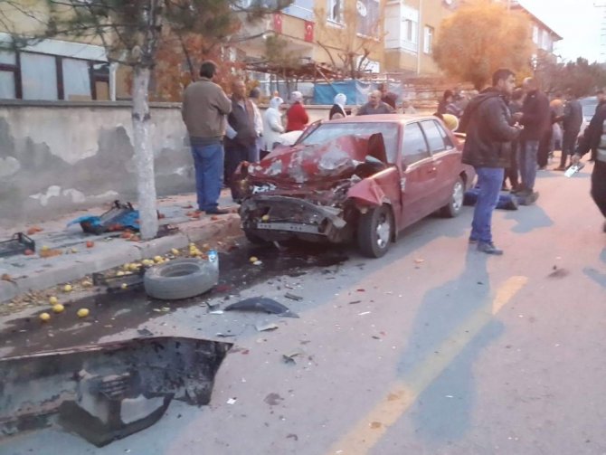 Kayseri'nin Develi ilçesinde meydana gelen trafik kazasında bir kişi hayatını kaybetti