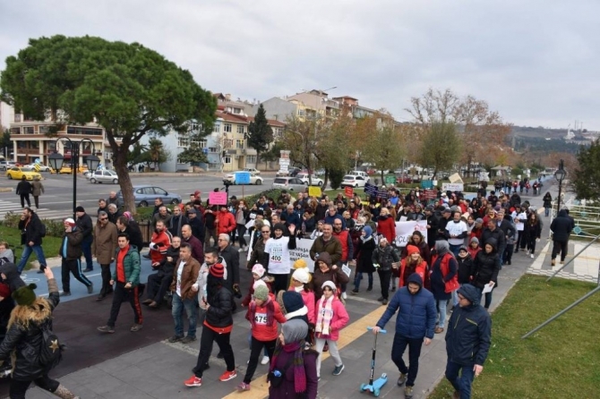 Tekirdağ’da ’Engelsiz yaşam’ yürüyüşü