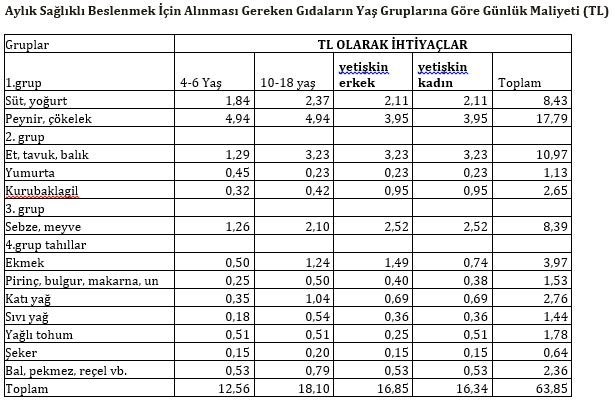 Birleşik Metal İş Sendikası Sınıf Araştırmaları Merkezi: Yoksulluk sınırı bir yılda 1,215 lira yükseldi