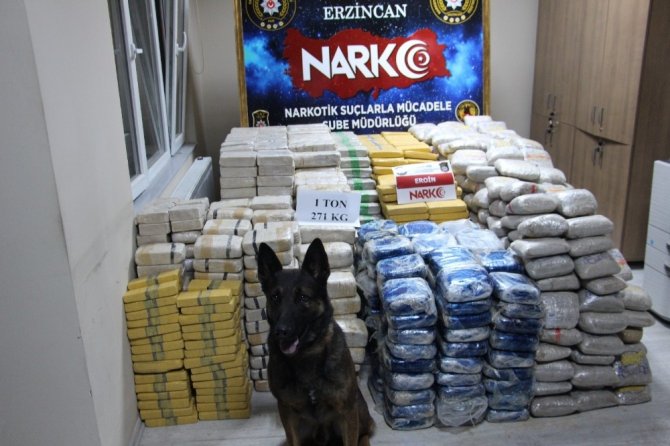 Erzincan Emniyet Müdüründen, ele geçirilen 1 ton 271 kilogram eroine ilişkin açıklama