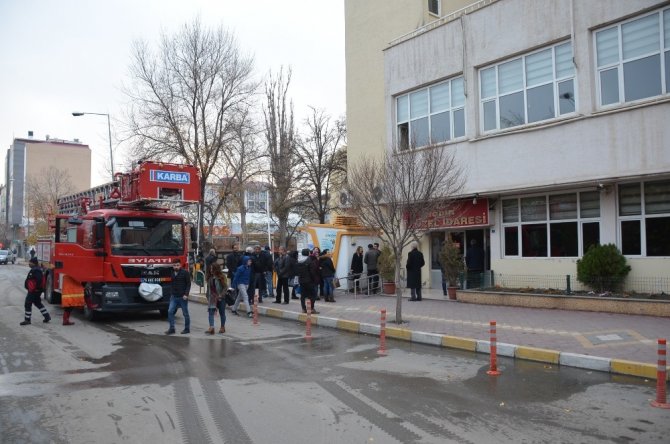 Iğdır merkez Bağlar Mahallesinde yangın paniği