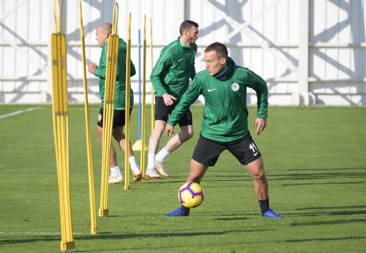 Kasımpaşa ile karşılaşacak olan Atiker Konyaspor taktik çalıştı