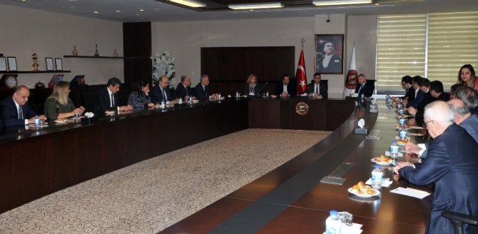 A. Akgün Altuğ ve beraberindeki heyet GSO'ya ziyarette bulundu