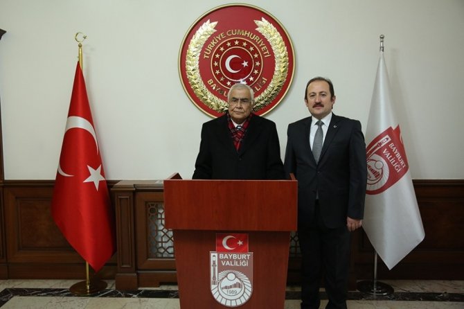 Eski İçişleri Bakanı Ülkü Güney ile Samsun Valisi Osman Kaymak Vali Ali Hamza Pehlivan’ı ziyaret etti