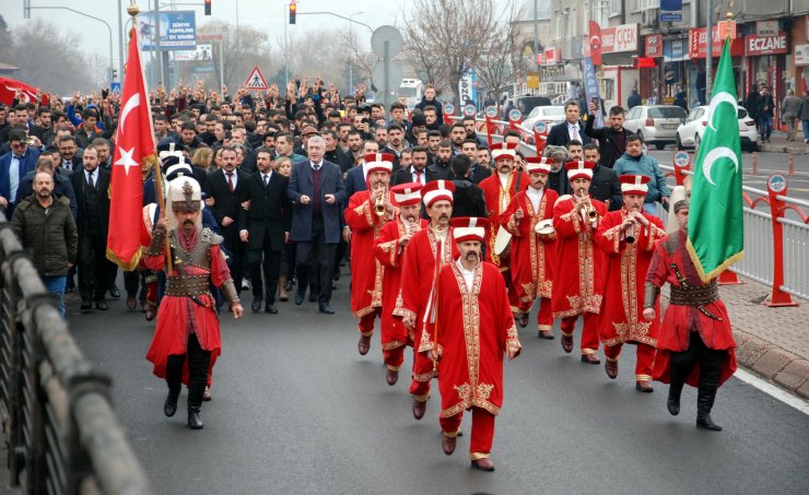 ÜLKÜ Ocakları Kayseri İl Başkanlığı Sarıkamış şehitleri için yürüdü