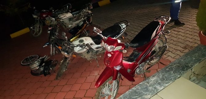 Eskişehir'de İl Jandarma Komutanlığı ekipleri tarafından Motosiklet hırsızları kıskıvrak yakalandı