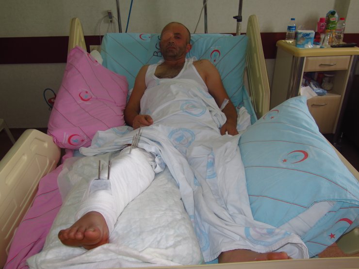 Kuzey Marmara Otoyolu'ndaki iş kazası 30 ton ağırlığındaki beton blokun altından sağ kurtuldu