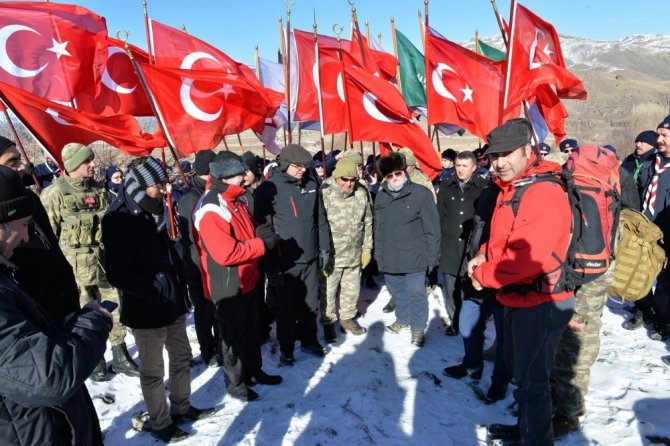 Birinci Dünya Savaşı sırasında Allahuekber ve Soğanlı Dağları'nda şehit olan askerler anıldı