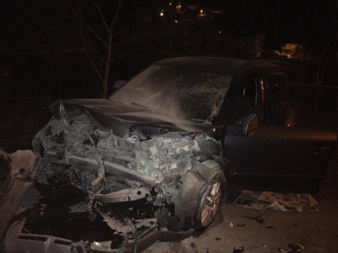 Trabzon'un Akçaabat ilçesinde trafik kazası: 1 ölü, 1 yaralı