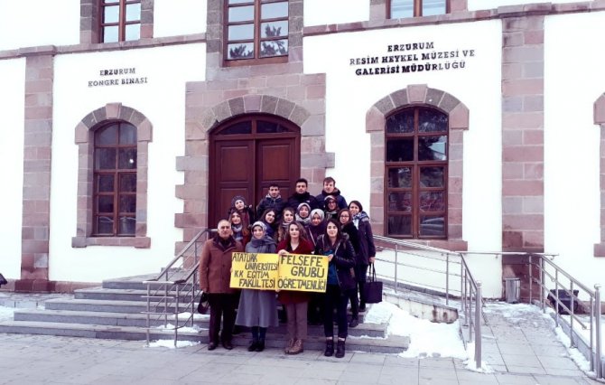 Atatürk Üniversitesi Kazım Karabekir Eğitim Fakültesi öğrencilerinden anlamlı gezi