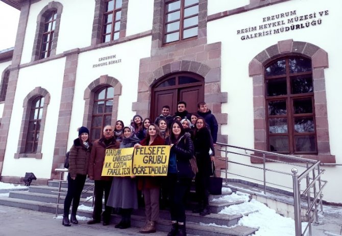 Atatürk Üniversitesi Kazım Karabekir Eğitim Fakültesi öğrencilerinden anlamlı gezi