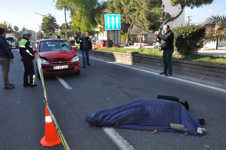 AYDIN'ın Nazilli ilçesinde Yolun karşısına geçmek isterken canından oldu