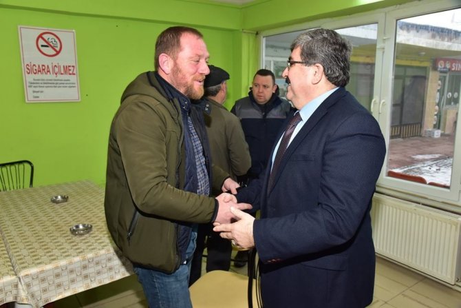 Bilecik Belediye Başkanı Nihat Can, sanayi esnafı ile bir araya geldi