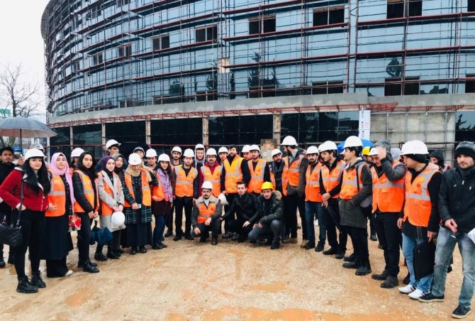 Gaziantep Üniversitesi Teknik Bilimler Meslek Yüksekokulu öğrencileri teknik geziye katıldı