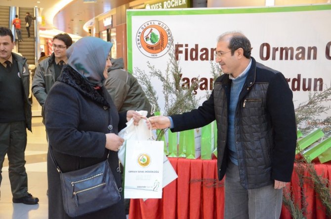 Malatya Orman İşletme Müdürlüğünce Yeni yıl öncesi ücretsiz çam fidanı dağıtıldı