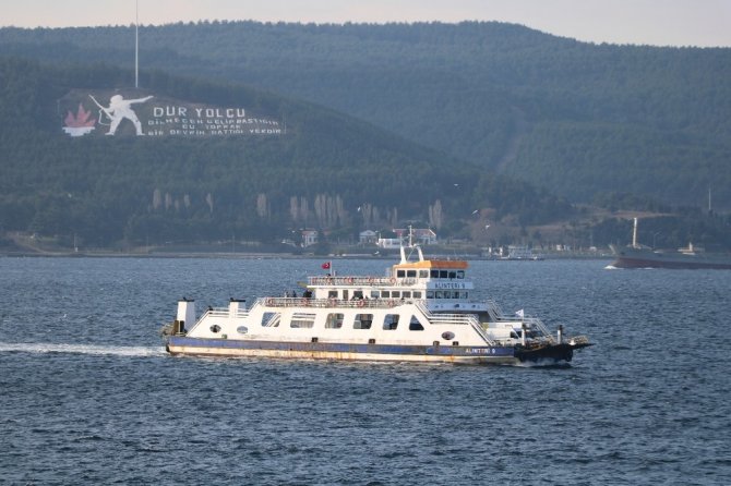 Kuzey Ege'de etkili olan fırtına sebebiyle Ada seferlerine fırtına engeli