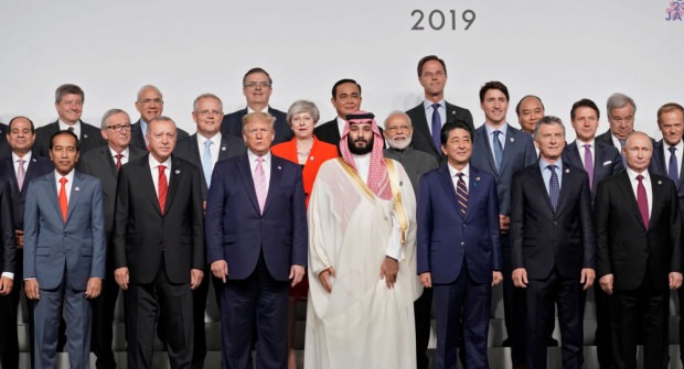 G-20 Zirvesi'ndeki aile fotoğrafında dikkat çeken detay: Erdoğan ile Trump yan yana