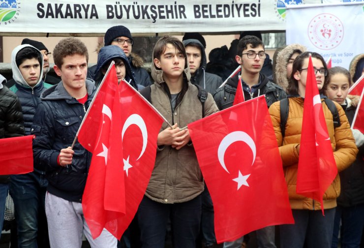 Sarıkamış Harekatı'nın 104. yılı dolayısıyla Kocaeli, Bartın, Bolu, Sakarya'da yürüyüş düzenlendi