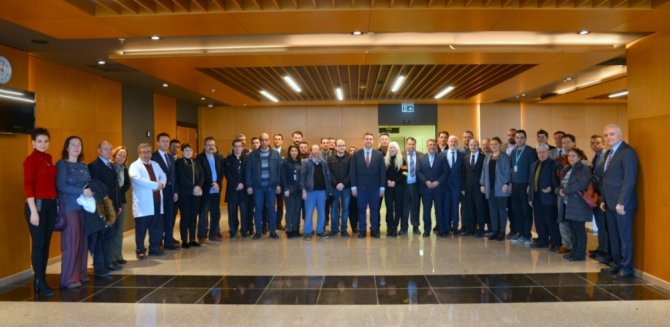 Eskişehir'de Görme engelli personel sabah kahvaltısında buluştu