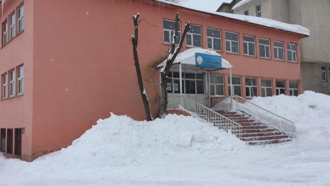 Bingöl’de eğitime kar engeli bir gün ara verildi - 15 Ocak 2019