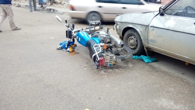 Adana'nın Kozan ilçesinde trafik kazası: 1 yaralı