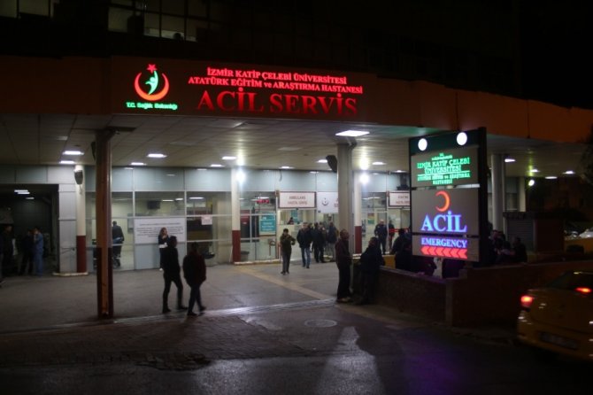 İzmir'in Konak ilçesinde çıkan silahlı kavgada 1 kişi yaralandı