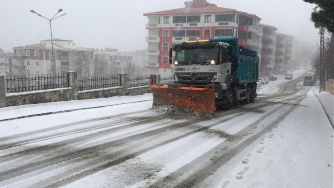 Süleymanpaşa’da kar hazırlığı