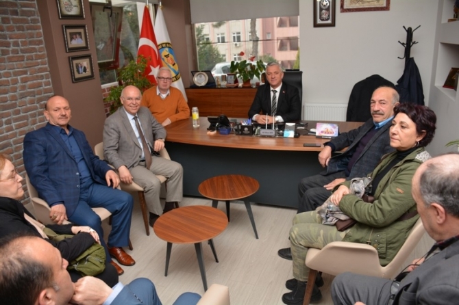 Eşkinat, Esnaf ve Sanatkarlar Kooperatifi ile bir araya geldi