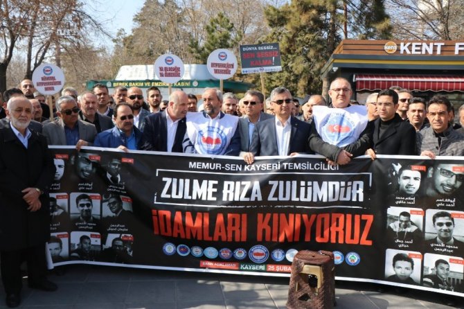 Kalkan: "Firavunlaşan Sisi cuntasının idamlarını durdurmak için insanlık ayağa kalkmalıdır"